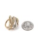 Pave Diamond Swirl Ring in Gold